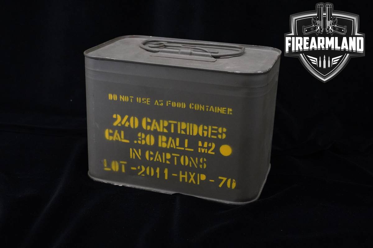 Greek HXP M2 Ball .30-06 Spam Can Ammo 30-06 Ammo 240 ROUNDS
