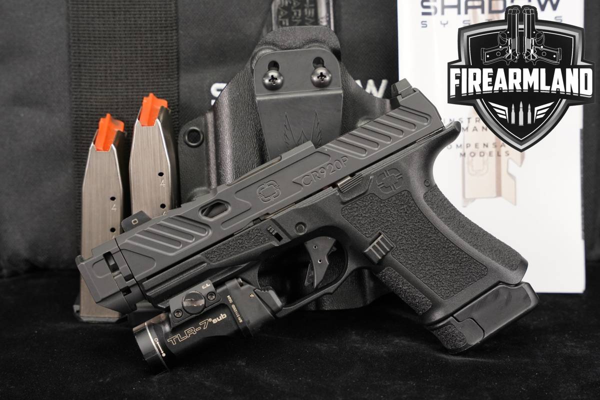 Shadow Systems CR920P 9mm OR CR-920 920P +3 MAGS, ORIG CASE, HOLSTER, LIGHT