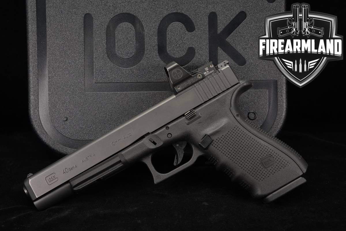 Glock 40 Gen4 MOS G40 Gen 4 10mm 6.02" +ORIG CASE, LEUPOLD OPTICS