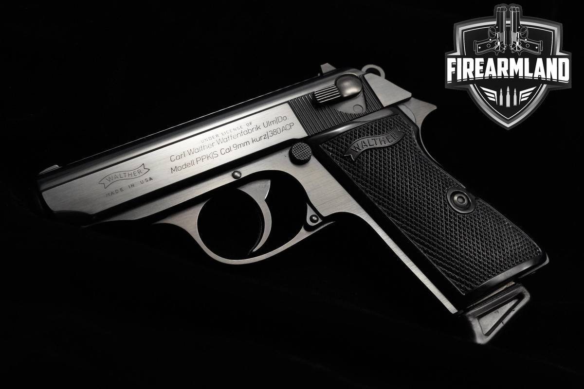 1991 Walther PPK/S 380 ACP 3.9" Blued Walther James Bond +2 MAGS  ORIG CASE