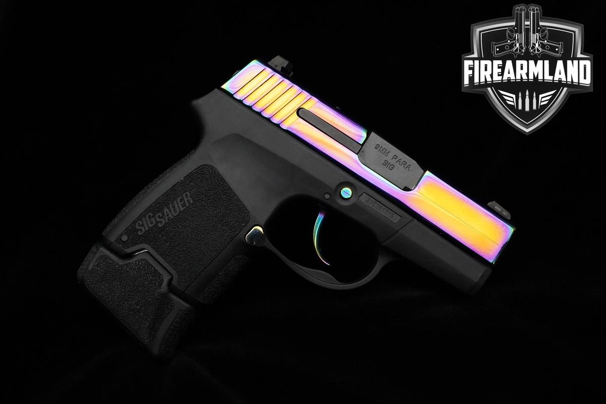 Sig Sauer P290RS P290 9mm 3" RAINBOW Titanium Pistol +2 MAGS