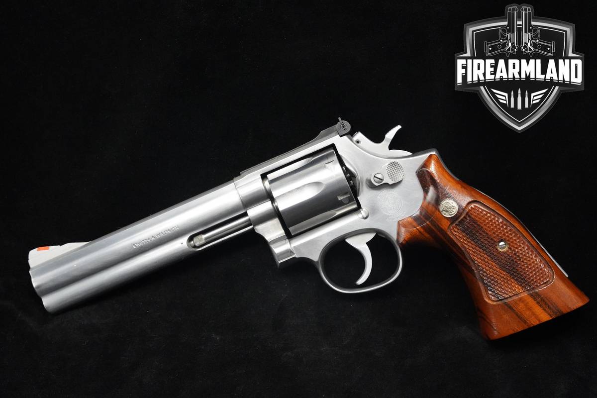 VINTAGE 1985 Smith & Wesson Model 686 357-Magnum 6" S&W 686 M686 DA/SA