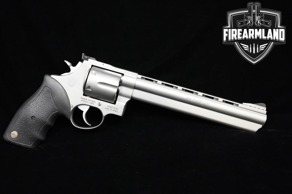 Taurus Model 44 Magnum 8.37" Matte Stainless Taurus 44 VENT RIB DA/SA