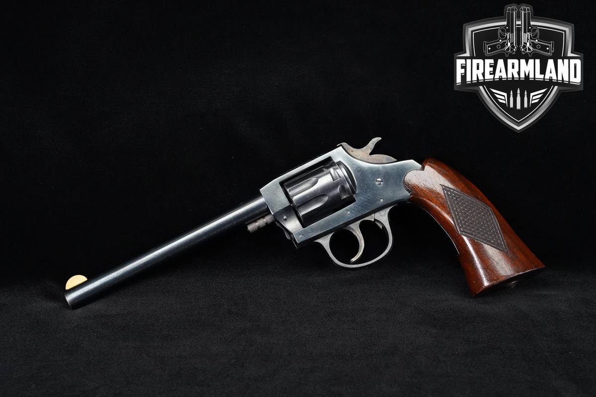 Iver Johnson Target Sealed 8 Second Model 22LR 6" Blued & Walnut +OG CASE