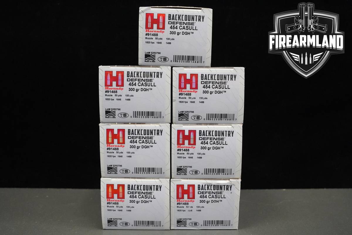 454 Casull Ammo 454-Casull Ammunition 140 ROUNDS