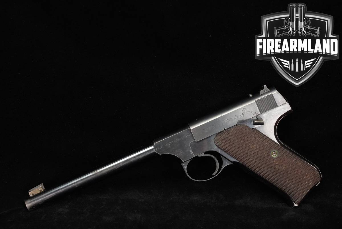 Pre-War 1934 Colt The Woodsman Target Model First Series 22LR 6.5" Blued