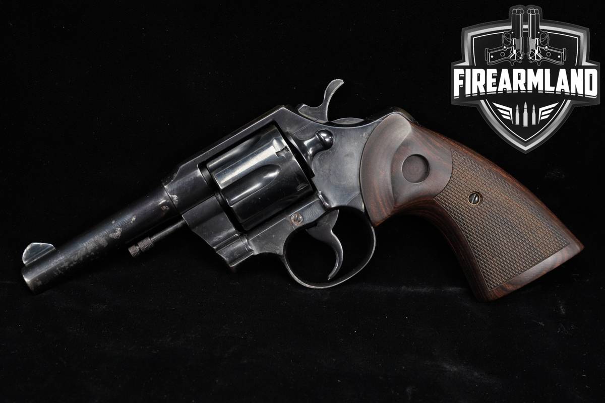 1950 Colt OFFICIAL POLICE 38 Special 4" Positive Lock & Tapered Barrel