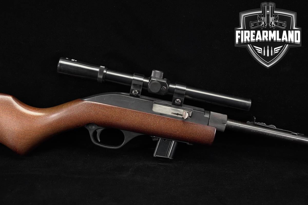 Marlin Model 70P Papoose 22LR 16.25" Blued Target Rifle +ORIG CASE & OPTIC