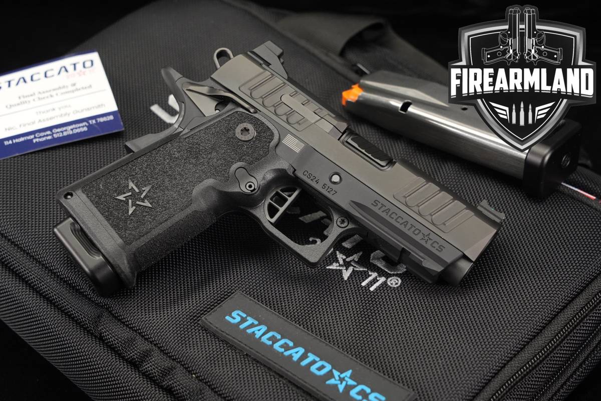 DESIRED Staccato CS V3 9mm 3.5" Stainless STI 1911 2011 +2 MAGS & ORIG CASE