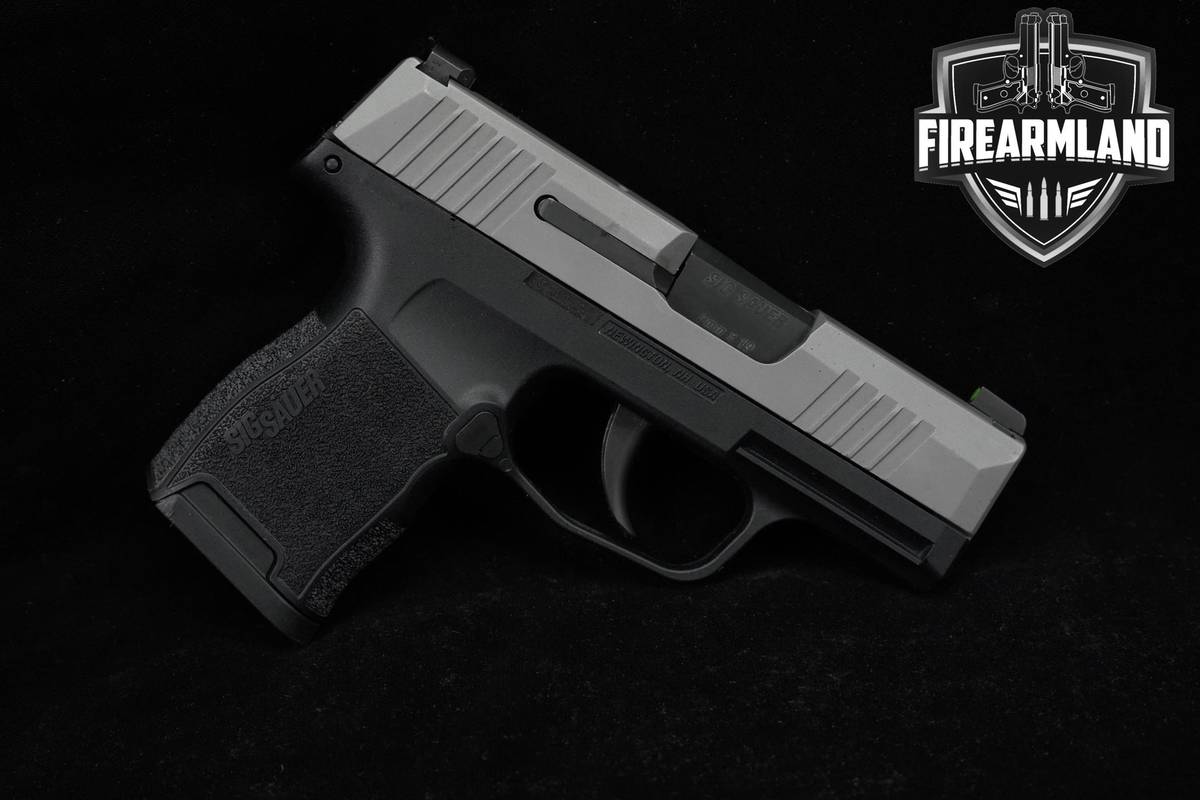 Sig Sauer P365 9mm 3.1" Two-Tone Stainless P-365 +4 MAGS