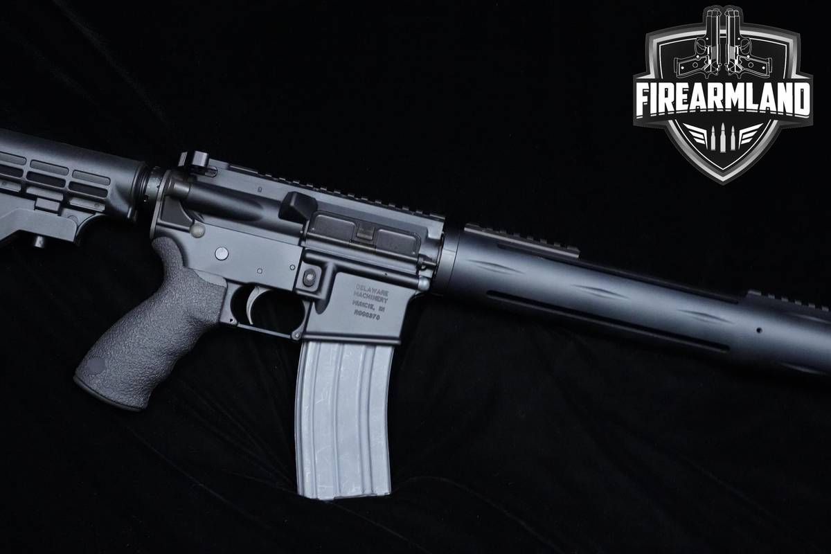 Delaware Machinery AR-15 223 Wylde AR15 18" +5 MAGS & CASE