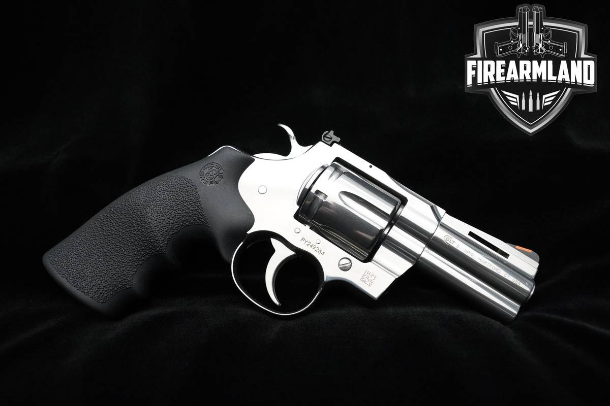 LIKE-NEW Colt Python 357 Magnum 3" Stainless Revolver Stainless DA/SA