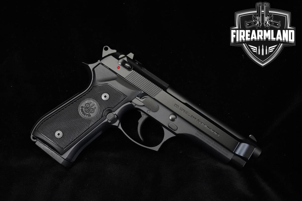 Beretta 92FS 9mm 4.9" Black Bruniton Beretta-92FS 92 M9 2 MAGS & ORIG CASE