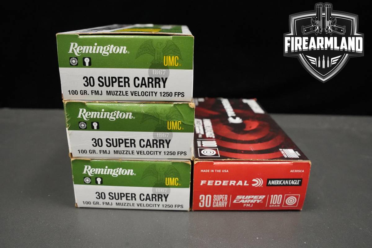 30 Super Carry Ammo 30-Super-Carry Ammunition 200 ROUNDS
