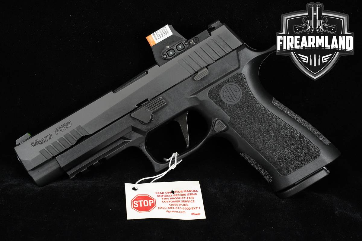 LIKE-NEW Sig Sauer P320 XSeries FULL 9mm 4.7" +3 MAGS, ORIG CASE & ROMEO-X
