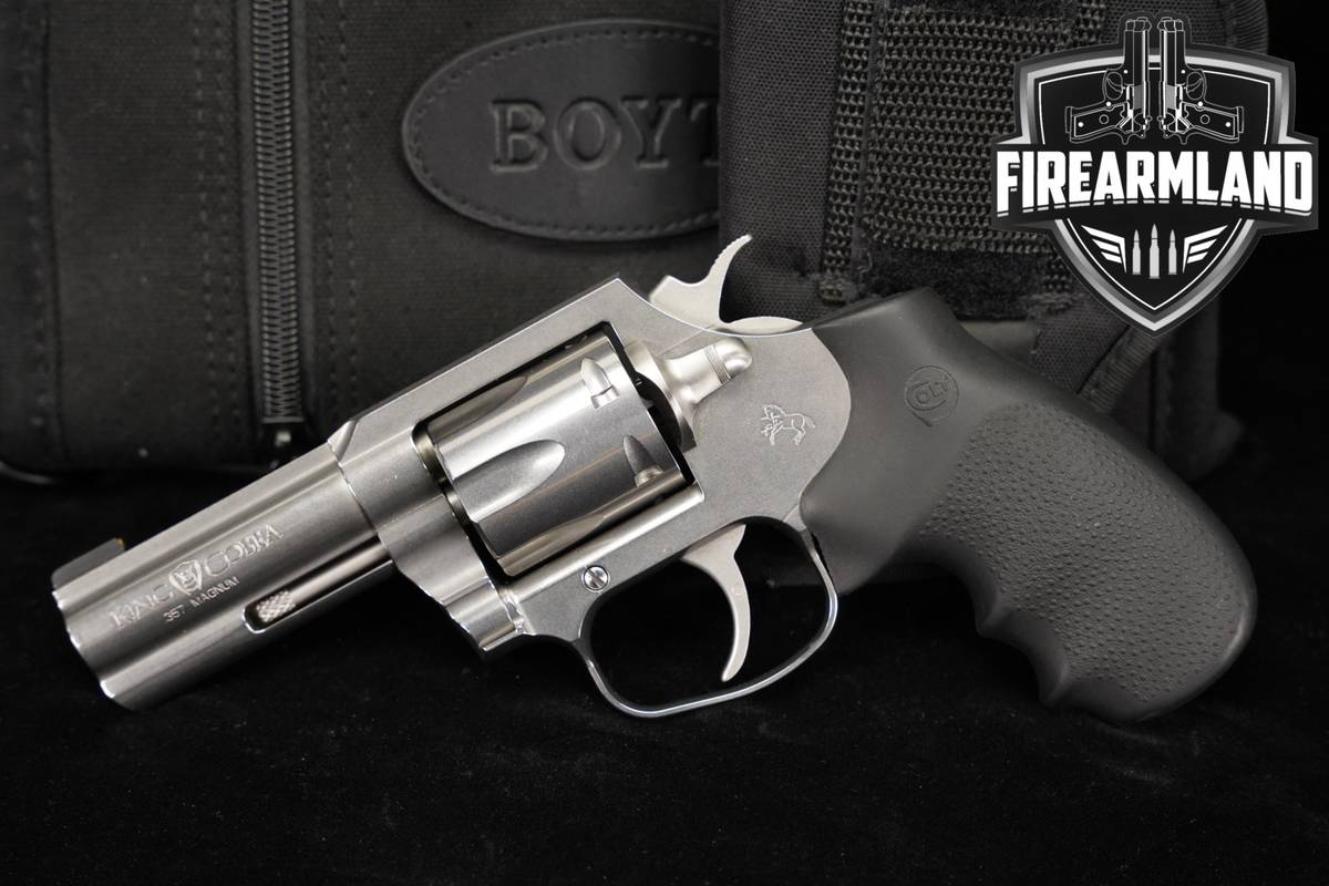 2019-2026 Colt King Cobra 357 Magnum 3" Satin Stainless DA/SA +HOLSTER