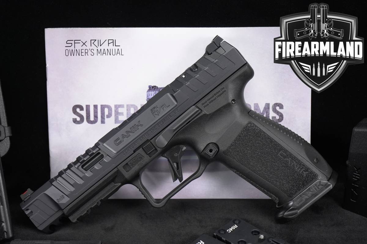 Canik SFx Rival Dark Side 9mm Optics-Ready 5" WINDOWED +HOLSTER