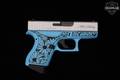 Glock 43 Slimline Apollo Custom 9mm Luger two tone in Excellent Condition Image 3