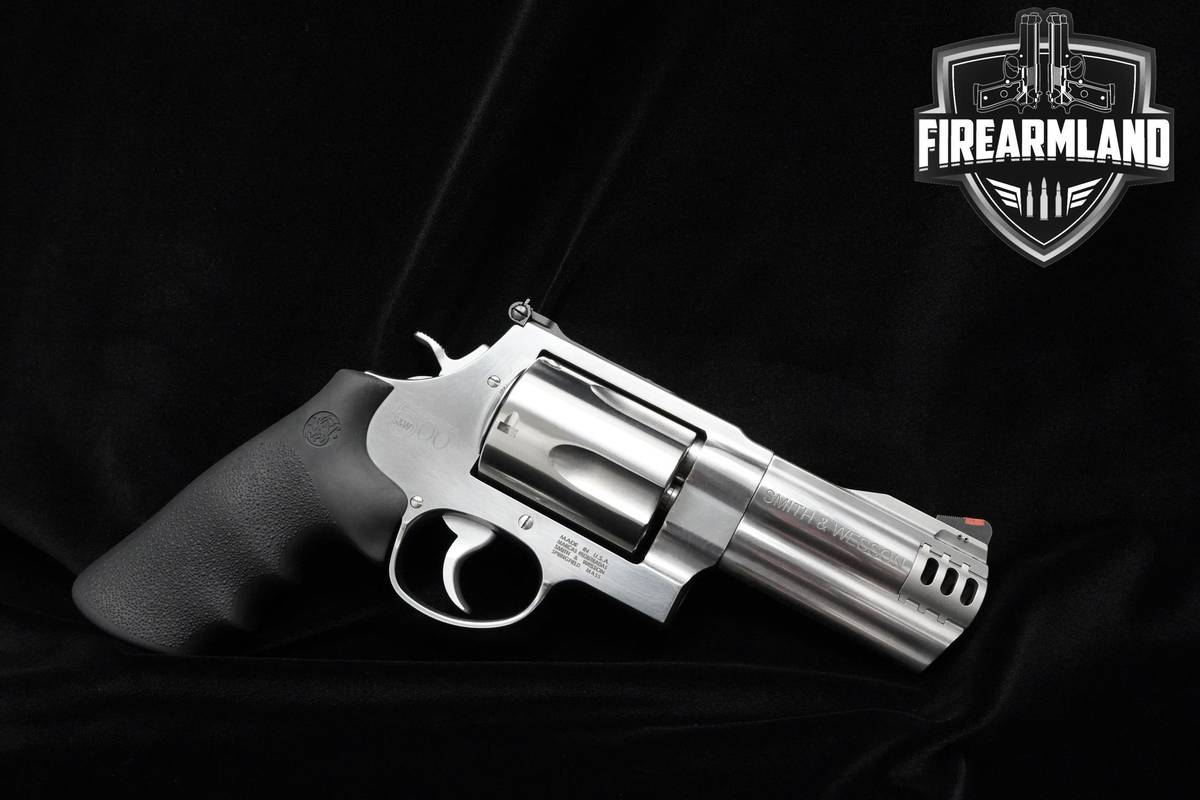 Smith & Wesson (S&W) Model 500 4" Stainless Steel S&W 500 M500 +ORIG CASE