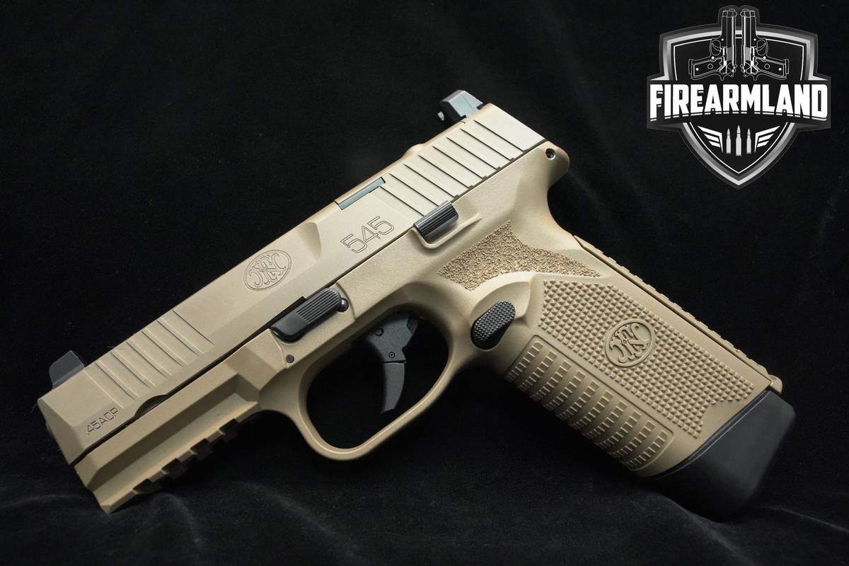 FN 545 MRD 45 ACP 4.1" FDE FN-545-MRD FN545 +2 MAGS & ORIG CASE