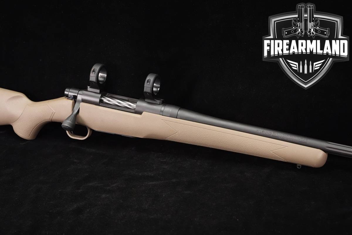 Mossberg Patriot Predator 6.5 PRC 24" Black & FDE THREADED +SCOPE RINGS