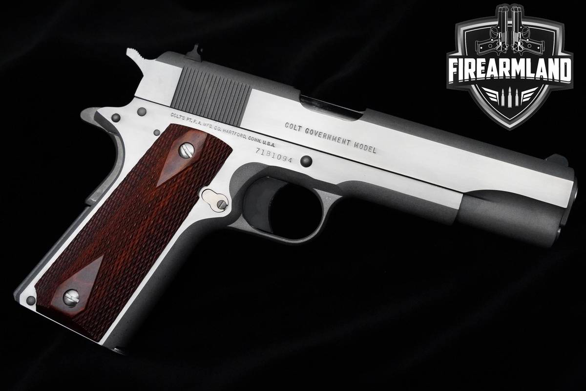 Colt MK IV Series 70 Government Model 45 ACP 5" Stainless 1911 Mark 4 2MAGS