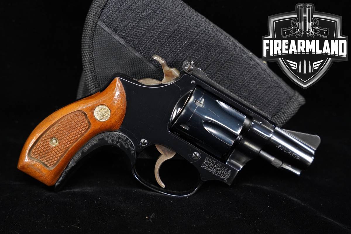 1971-1972 Smith & Wesson S&W Model 34-1 .22/32 Kit Gun 22LR 2" Blued DA/SA