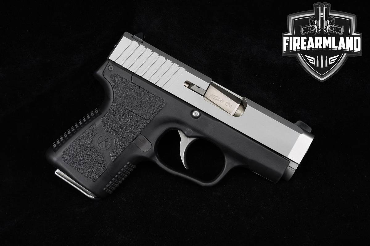 CONCEAL-CARRY Kahr Arms CM40 40 S&W 3.1" Two-Tone Stainless Pistol +HOLSTER