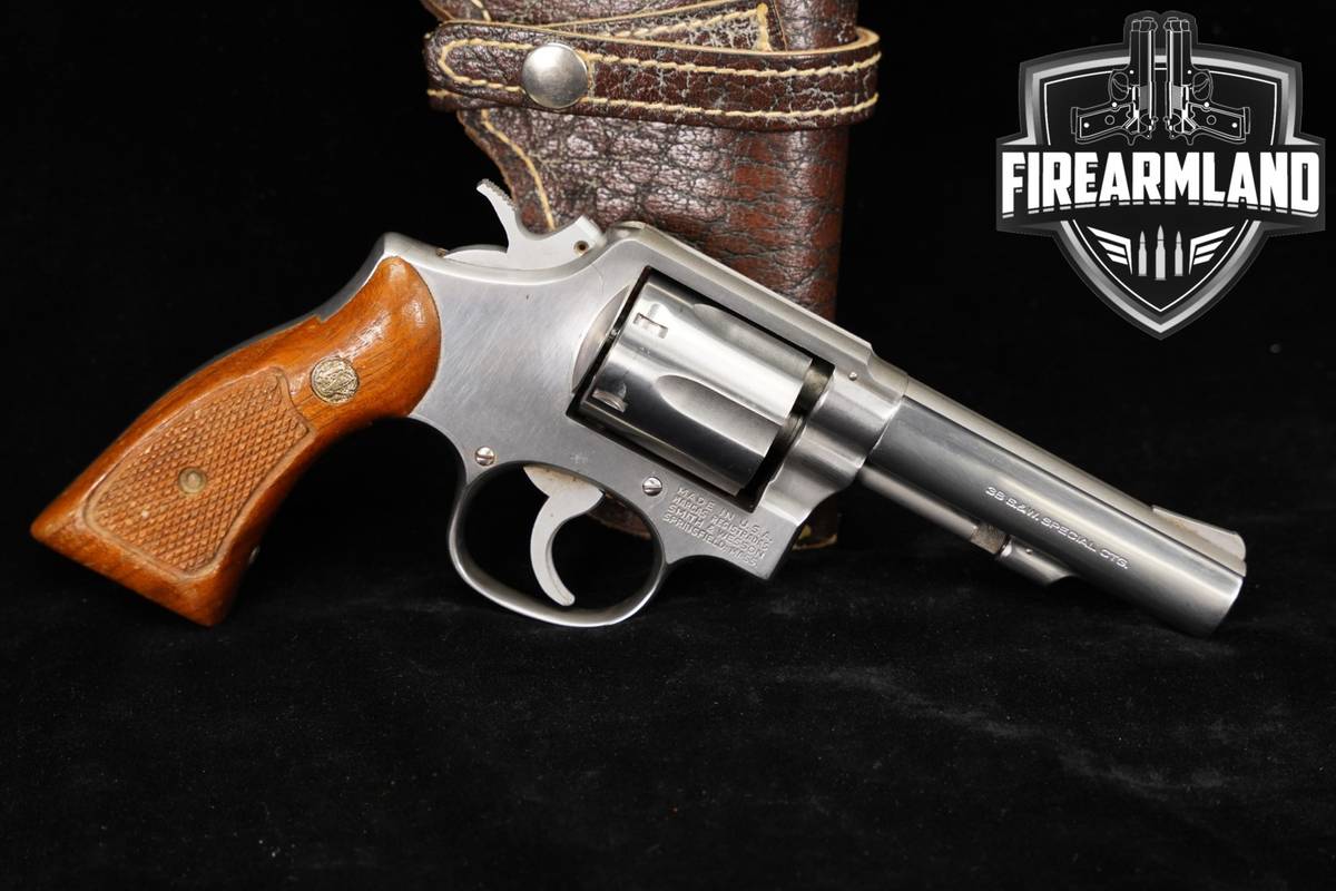 Smith & Wesson Model 64-3 S&W 38 Special 4 Stainless DA/SA PINNED