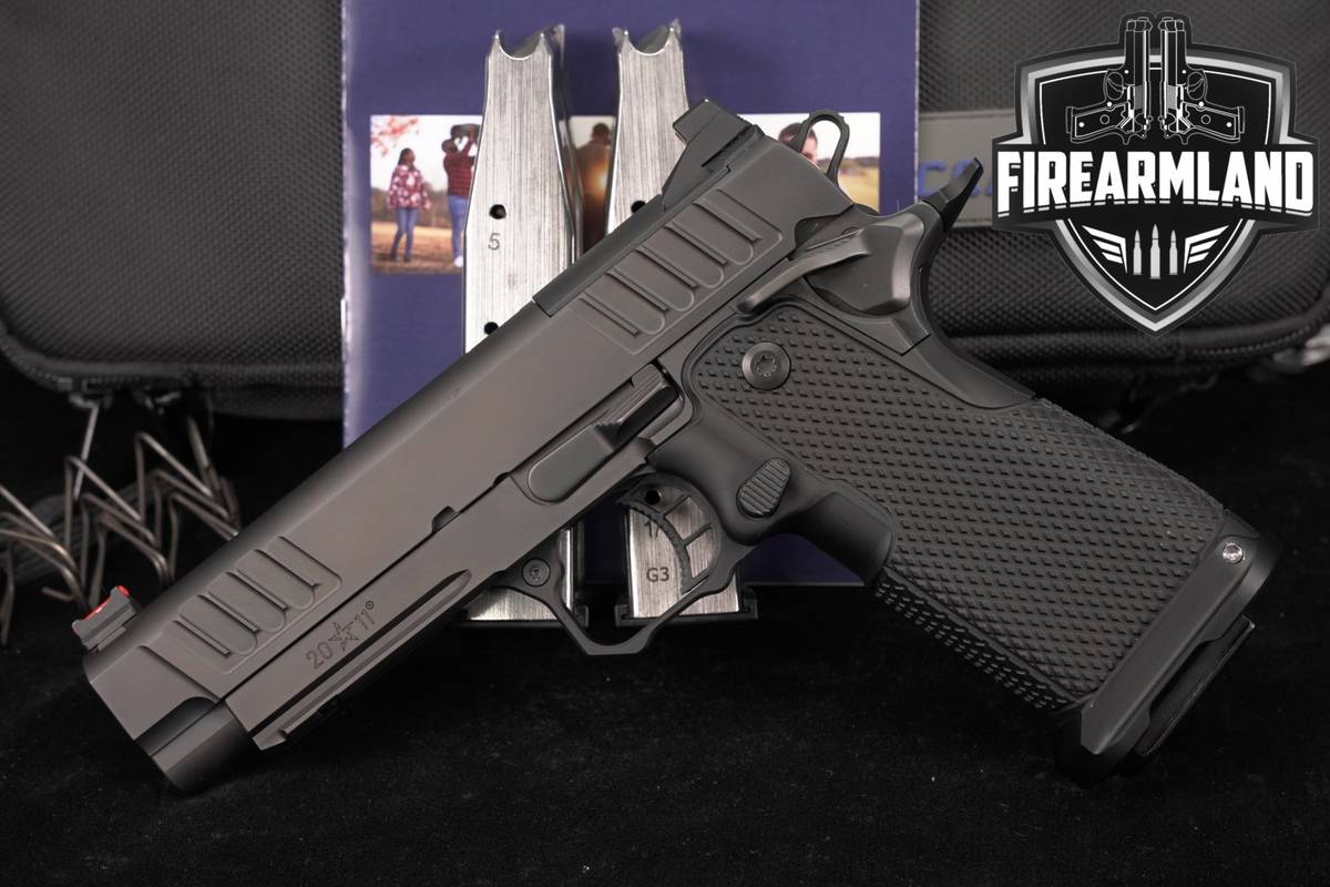Staccato P 2011 9mm 4.4" STI 1911 MILLER PRECISION GRIP +3 MAGS & ORIG CASE