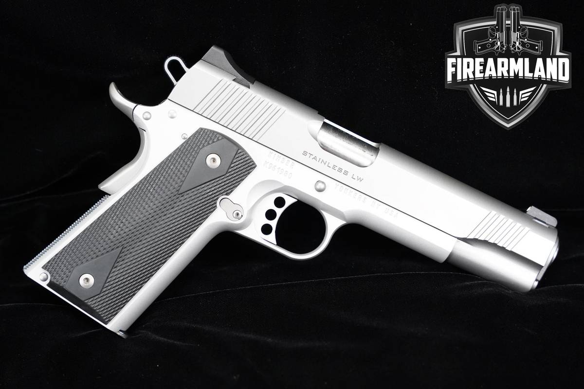 LIMITED EDITION Kimber Stainless LW 45 ACP 1911 5" Silver +2 MAGS & CASE